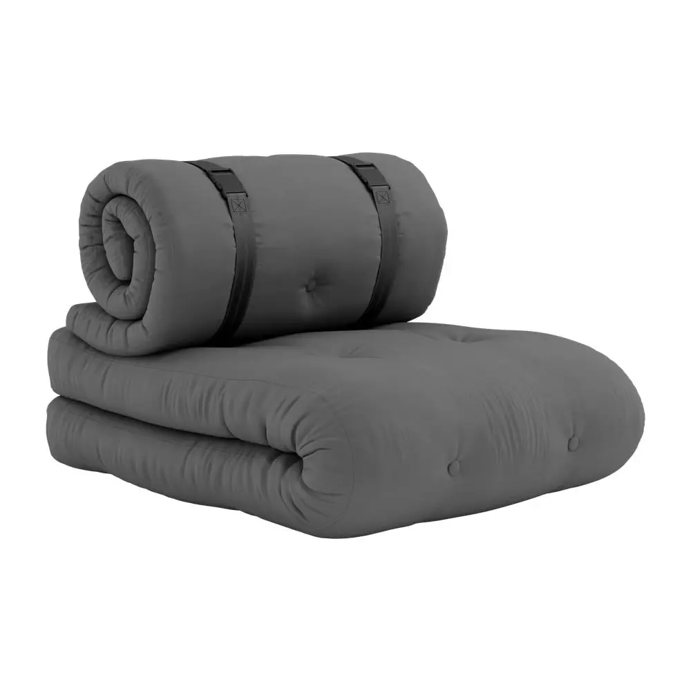 Béžové rozkládací křeslo vhodné do exteriéru Karup Design Design OUT™ Buckle Up Beige
