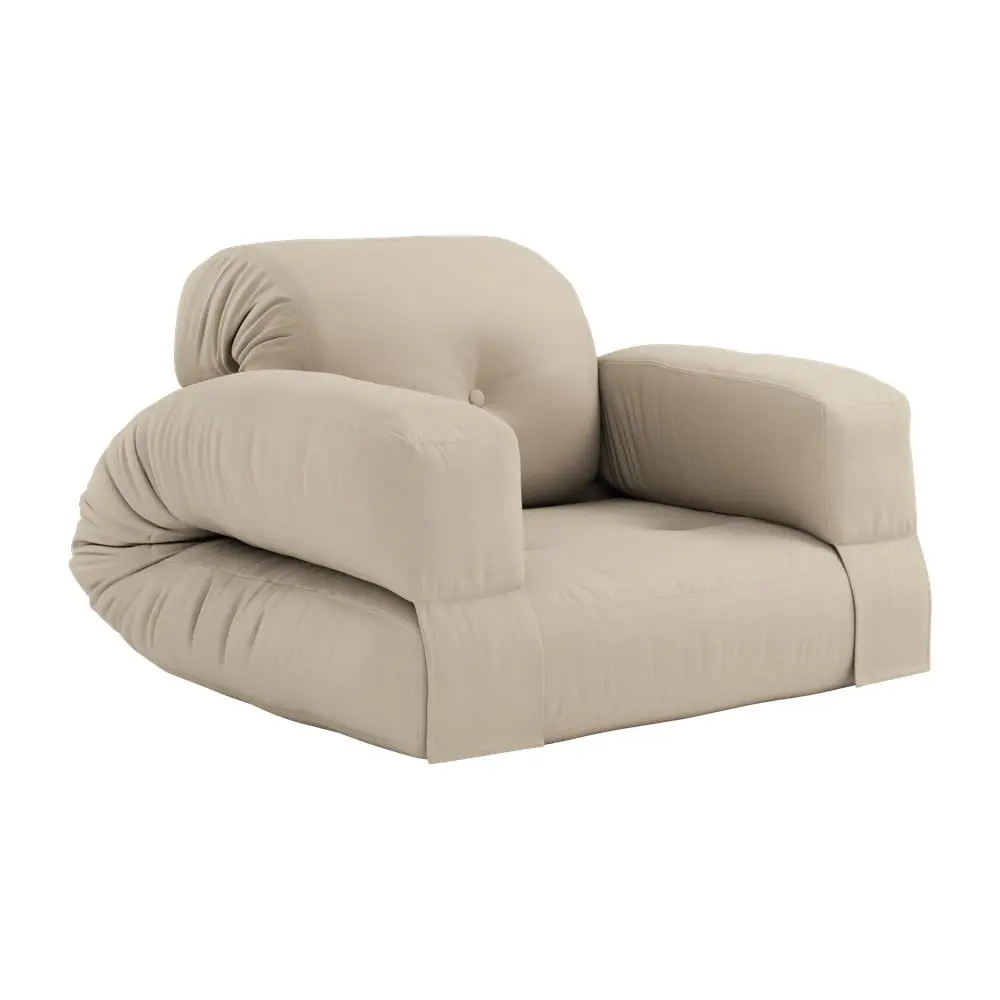 Bílé rozkládací křeslo vhodné do exteriéru Karup Design Design OUT™ Hippo White