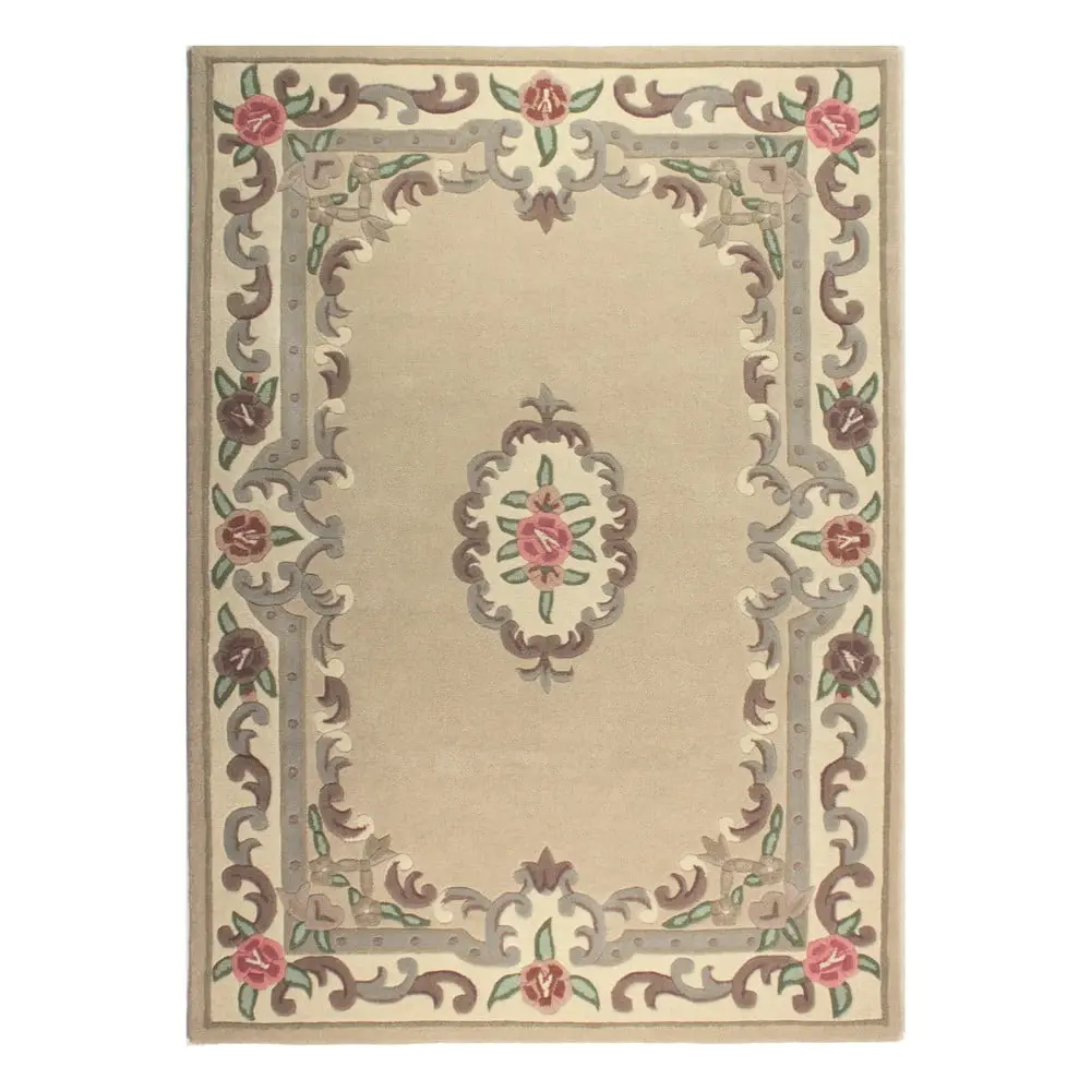 Flair Rugs, Ručně všívaný kusový koberec Lotus premium Fawn,