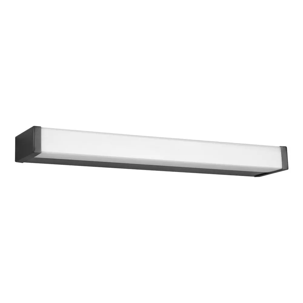 Matně černé LED nástěnné svítidlo (délka 42 cm) Fabio – Trio