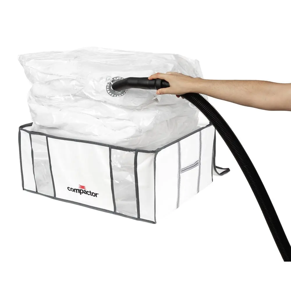 Vakuový vyztužený látkový úložný box na oblečení 65x45x26,5 cm Life – Compactor