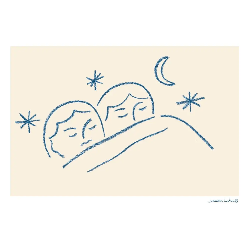 Plakát 40x30 cm Slumber – Amélie Lehoux – The Poster Club