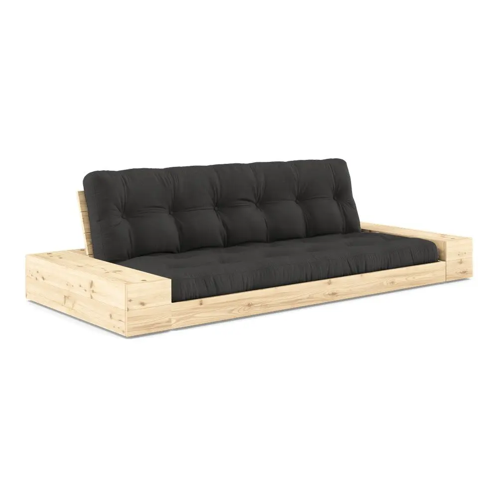 Tmavě šedá rozkládací pohovka 244 cm Base – Karup Design