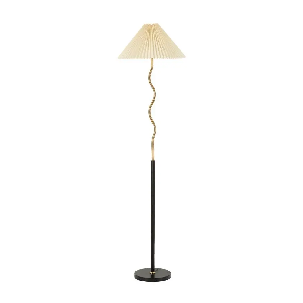 Mauro Ferretti Stojací lampa Glosy 172 cm černá/zlatá
