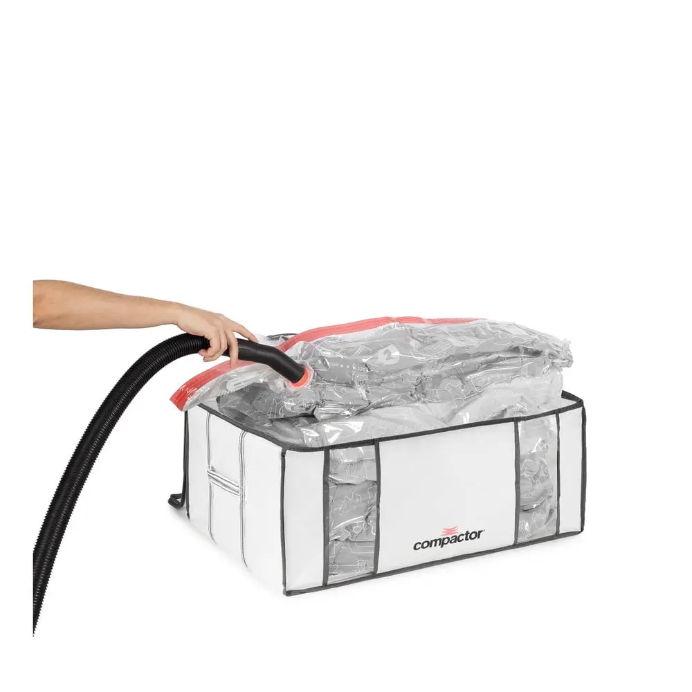Compactor - Vakuový úložný box s pouzdrem, 210 l, bílá/šedá RAN3066