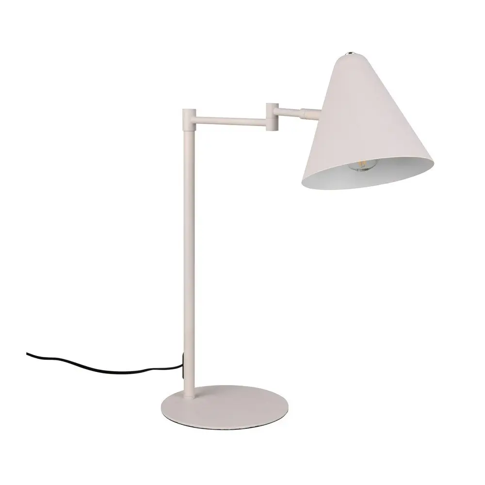 Slonovinová stolní lampa s ohybatelnou konstrukcí (výška 50,5 cm) Cosima – Trio