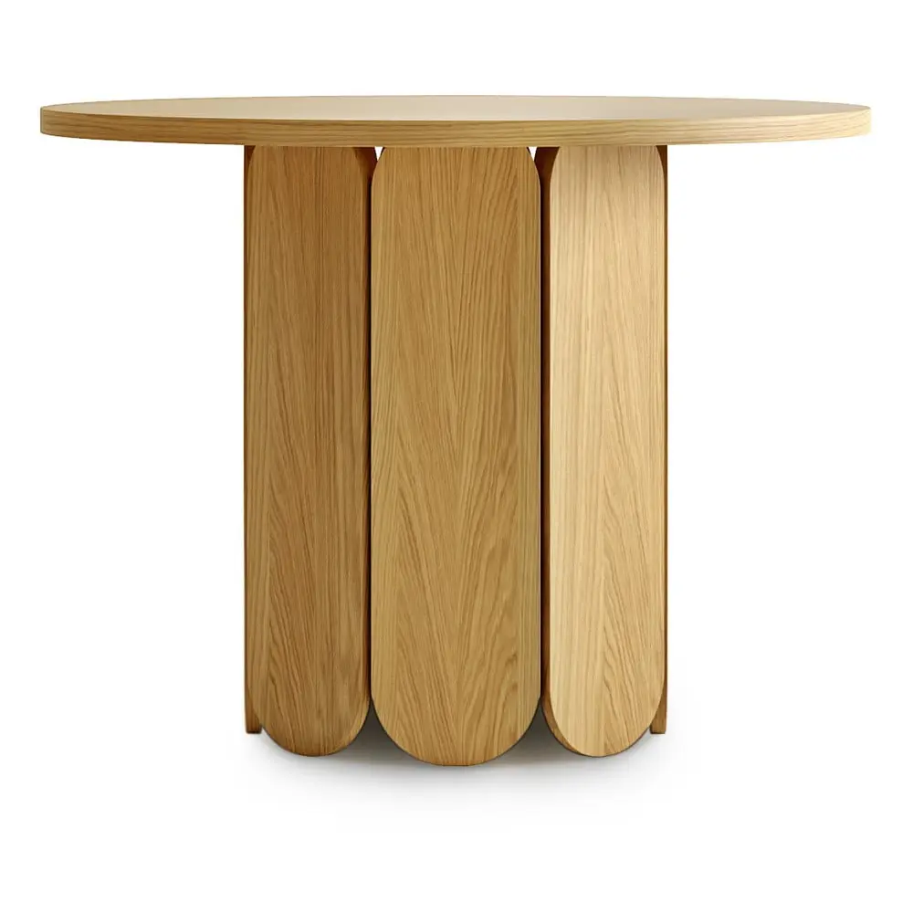Jídelní stůl v dubovém dekoru Woodman Soft, ø 98 cm