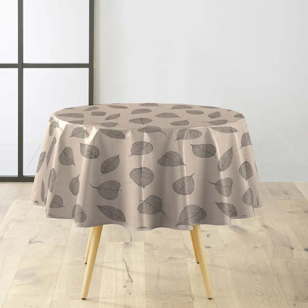 Omyvatelný ubrus ø 160 cm Feuillys – douceur d'intérieur
