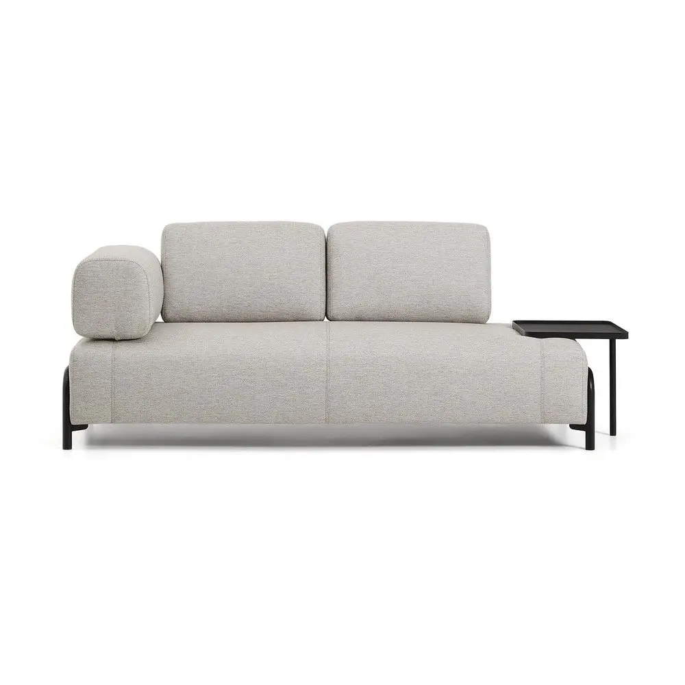 Šedobéžová modulární pohovka 220 cm Compo – Kave Home
