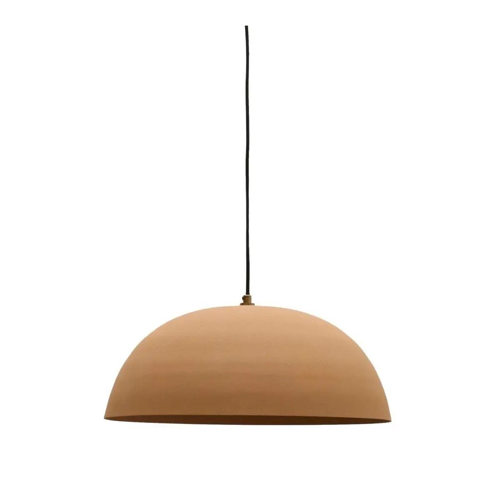 Oranžové kovové závěsné svítidlo ø 46 cm Nibla – Kave Home