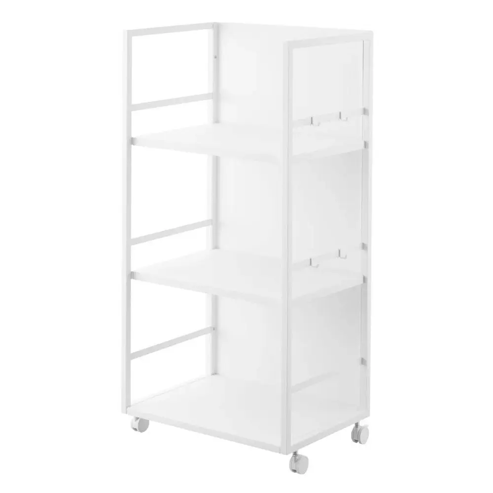 Bílý kovový pojízdný regál 42x84,5x32 cm Tower – YAMAZAKI