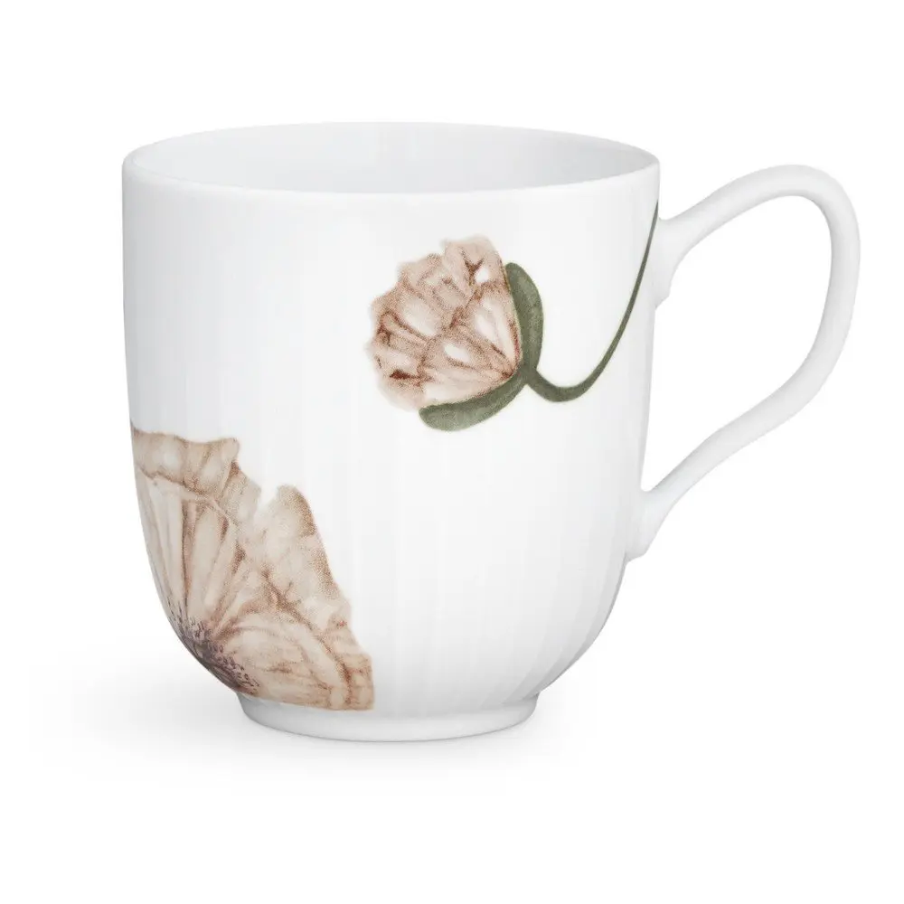 Bílý porcelánový hrnek Kähler Design Hammershøi Poppy, 330 ml