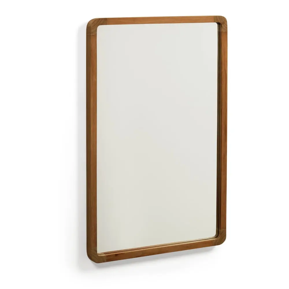 Nástěnné zrcadlo s dřevěným rámem 45x70 cm Shamel – Kave Home