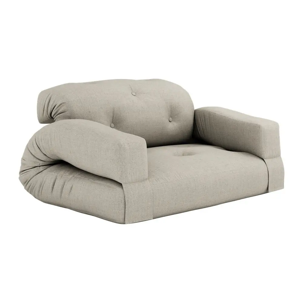 Bílobéžová pohovka 140 cm Hippo - Karup Design