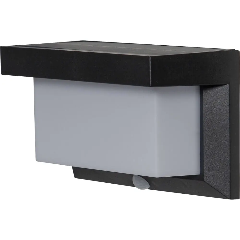 Nástěnné solární LED svítidlo Star Trading Valla, 20 x 12 cm