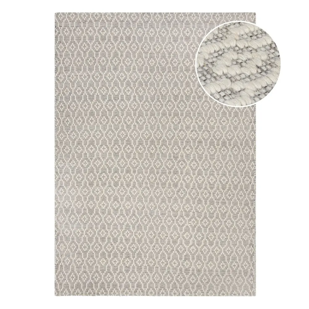 Šedo-béžový vlněný koberec Flair Rugs Dream, 120 x 170 cm