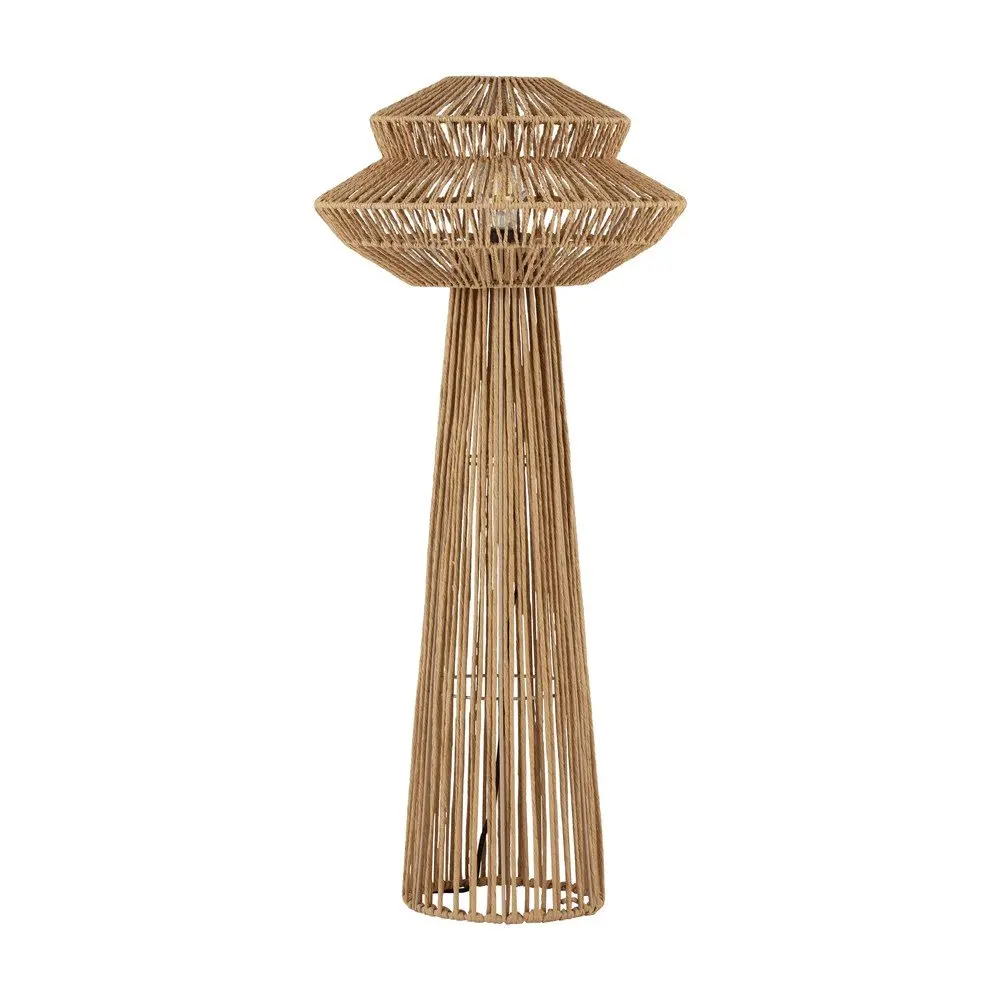 Provazová stojací lampa v přírodní barvě (výška 90,5 cm) Nua – Nova Luce