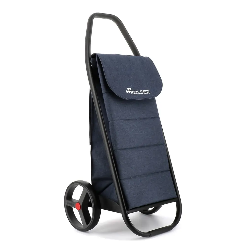 Nákupní taška na kolečkách 53 l Com Tweed Polar Black Tube – Rolser