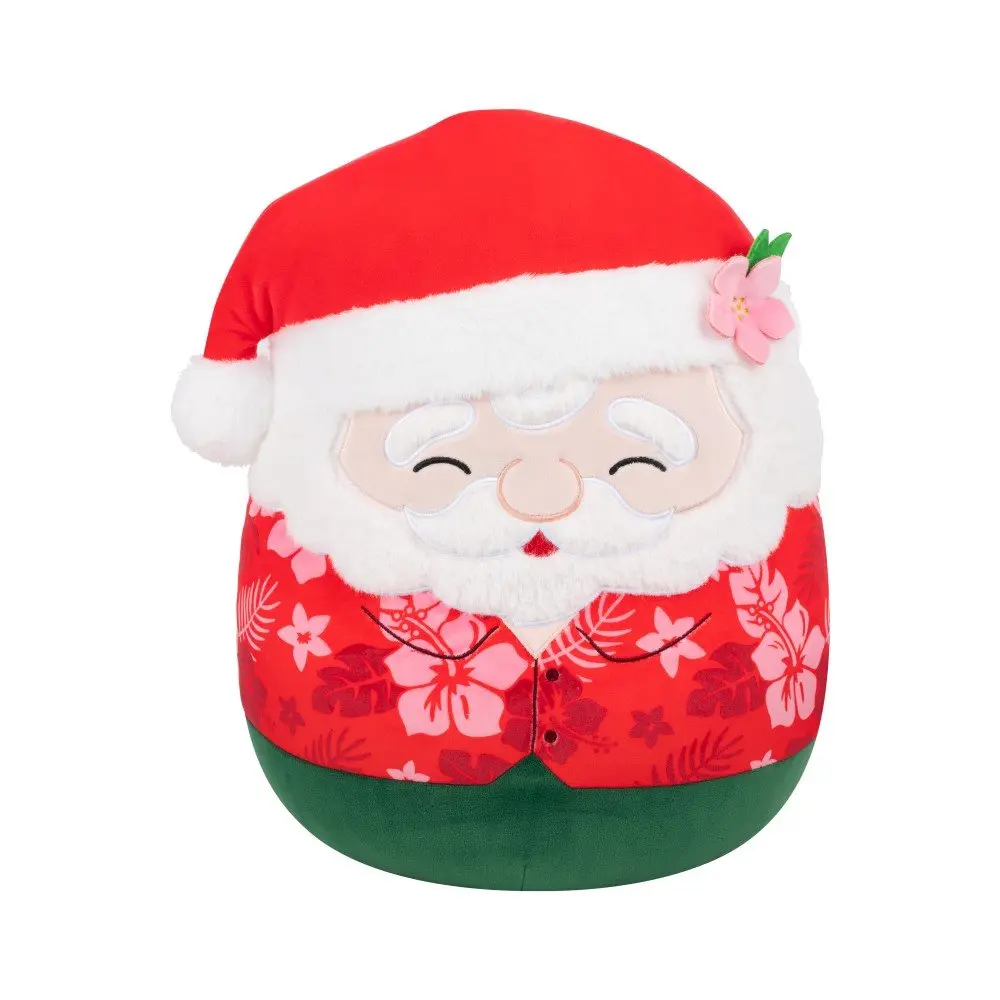 Squishmallows Santa v havajské košili - Nick 20 cm
