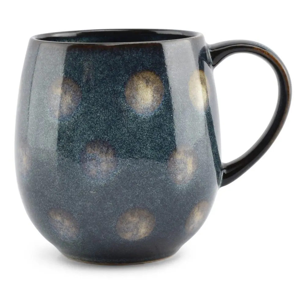 Modrý kameninový hrnek 430 ml Muggies – Salt&Pepper