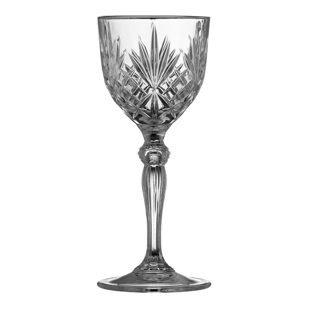 Křišťálové
skleničky v sadě 4 ks na víno 140 ml Melodia – Lyngby Glas