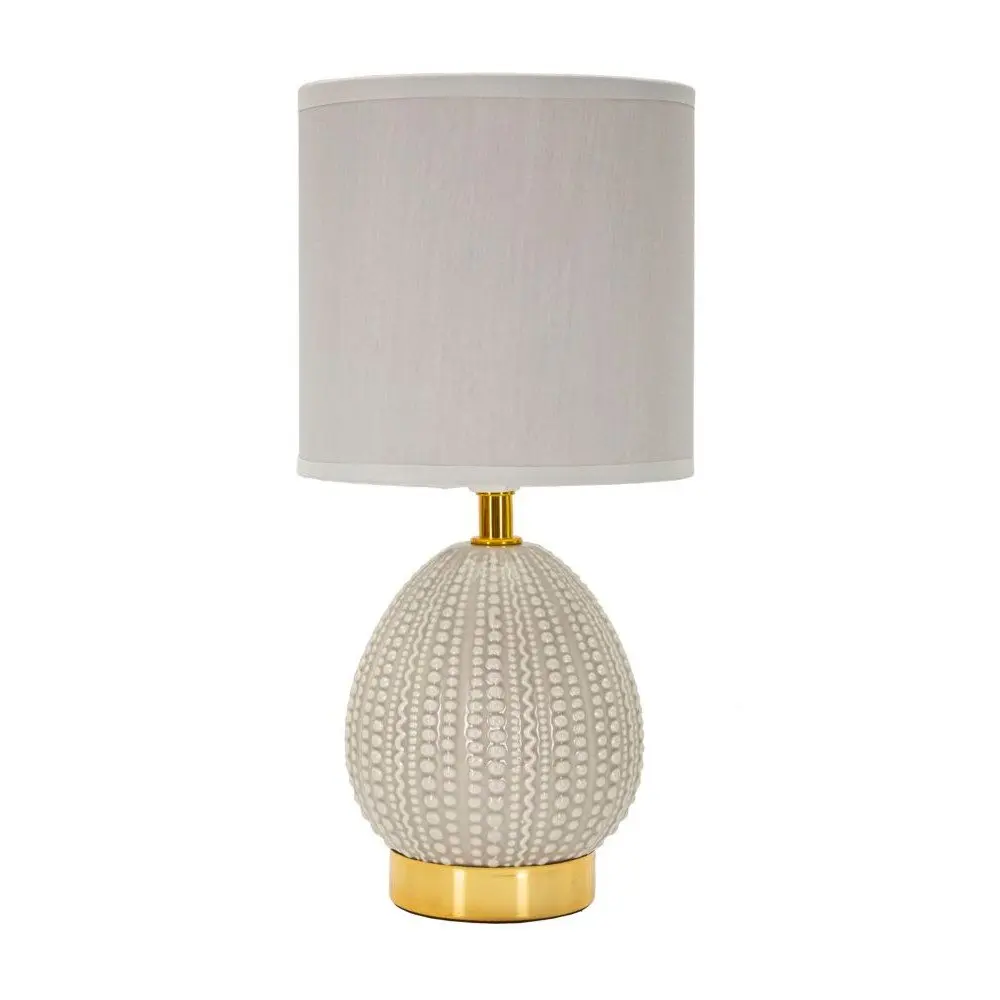Mauro Ferretti Stolní lampa Flavi 30,5 cm šedá