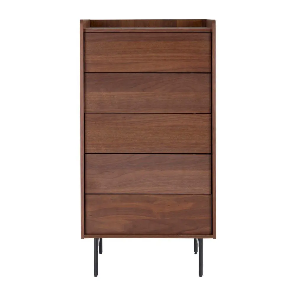 Komoda v dekoru ořechu v tmavě přírodní barvě 60x118,5x45 cm Örgryte – Jotex