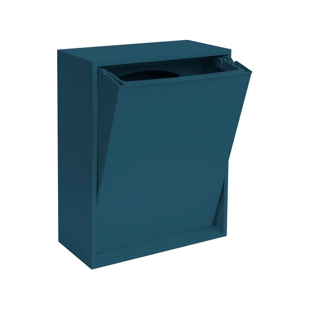 Modrý odpadkový koš na tříděný odpad/nástěnný z recyklovaného plastu Recycling Box – ReCollector