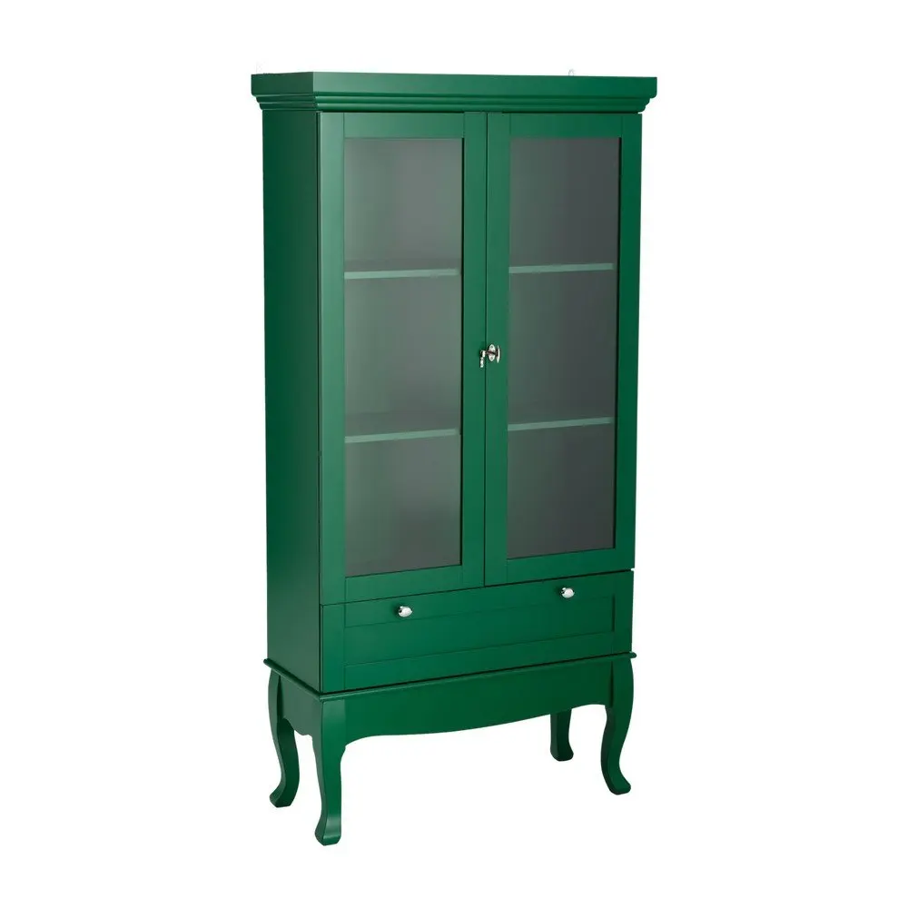Zelená závěsná vitrína z MDF 85x170,5x35 cm Prato – Ellos Home