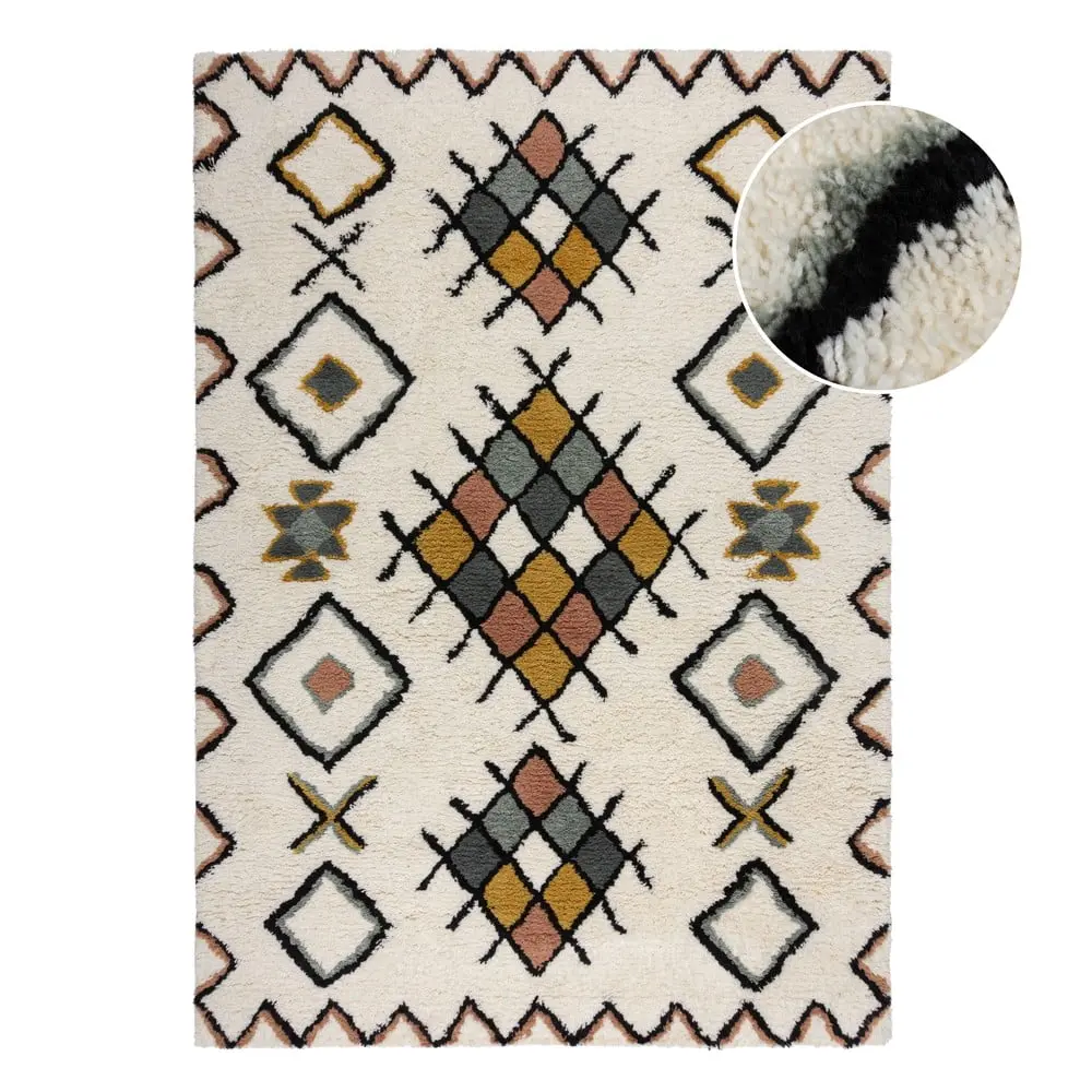 Kusový koberec Moroccan Midar Shaggy Multi