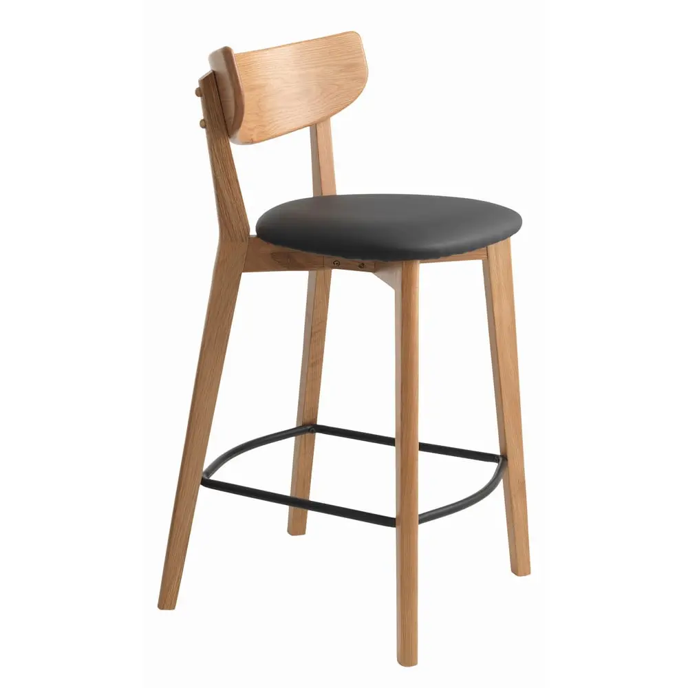 Barová židle z dubového dřeva Unique Furniture Pero
