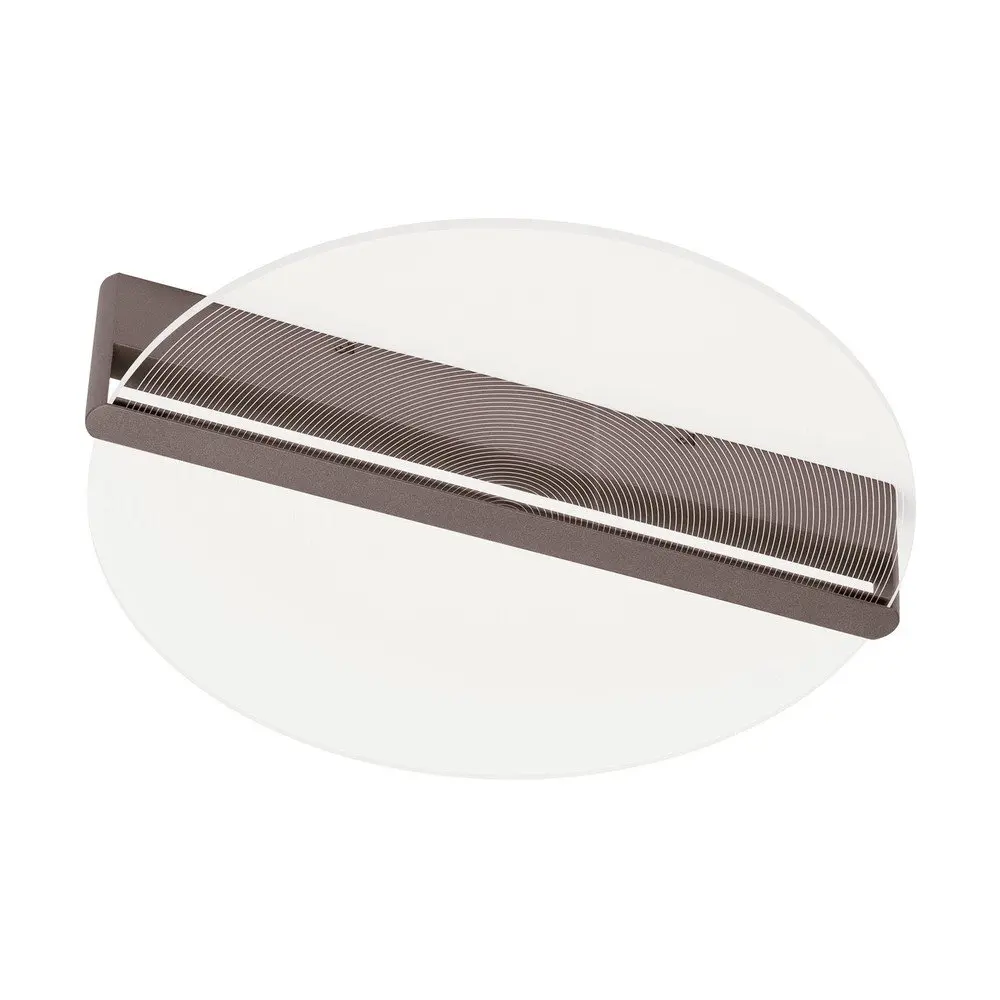 NOVA LUCE stropní svítidlo NOAH kávově hnědý hliník a akryl LED 36W 230V 3000K IP20 stmívatelné 9054447