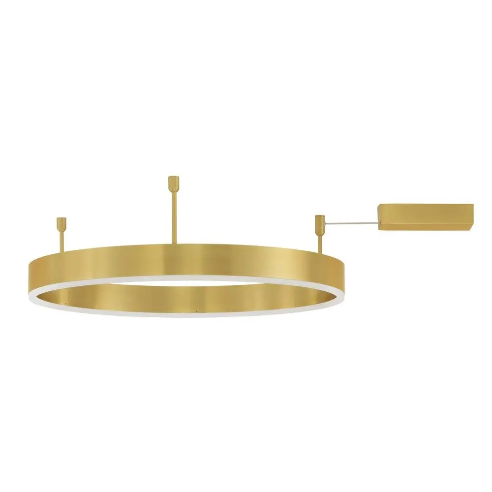 NOVA LUCE stropní svítidlo MOTIF LED stropní svítidlo mosazný hliník 3000K IP20 40W 220-240V stmívatelné 9063600