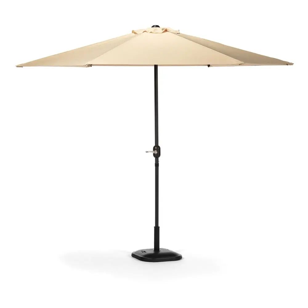 Černý slunečník bez podstavce Bonami Essentials Sun, ø 300 cm
