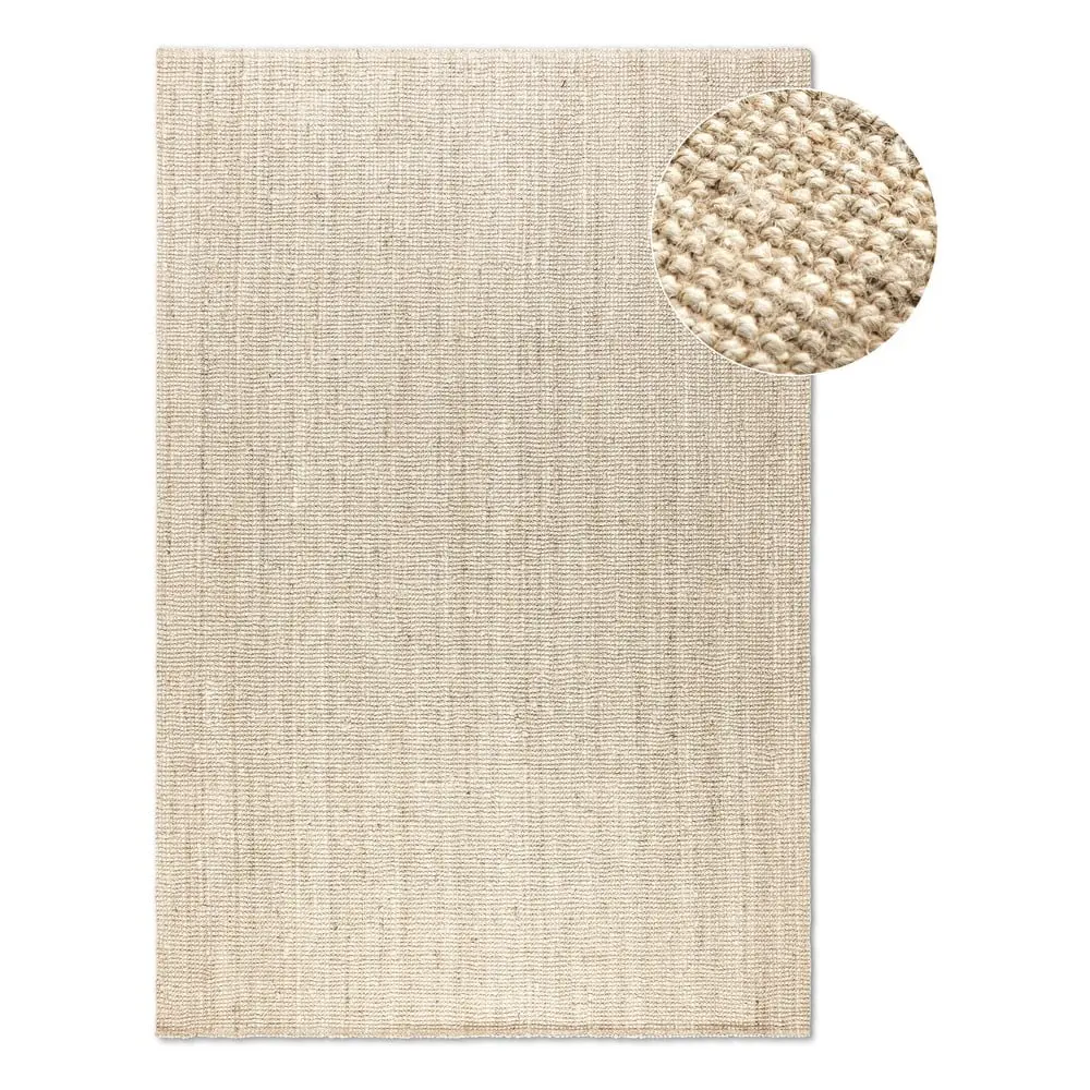 Krémový jutový koberec 120x170 cm Bouclé – Hanse Home