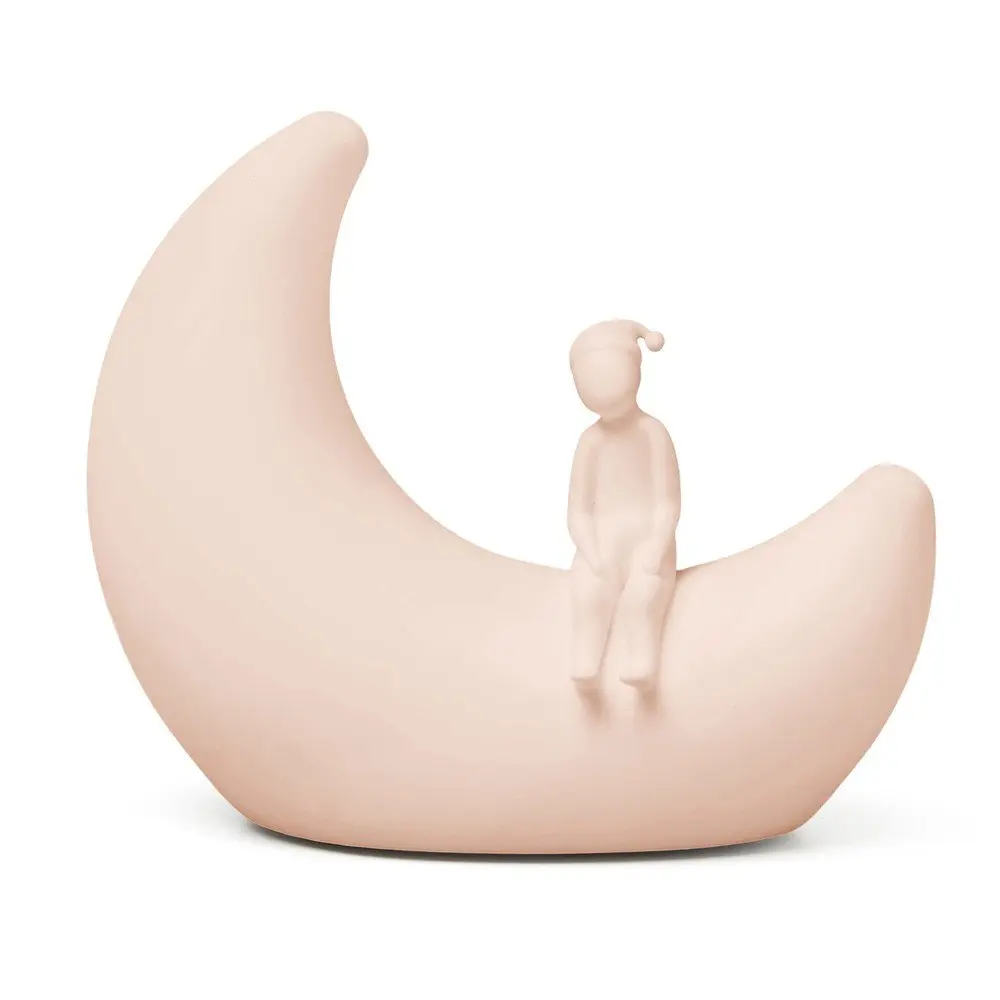 Světle růžové dětské noční světlo Moon Shell – Cam Cam Copenhagen