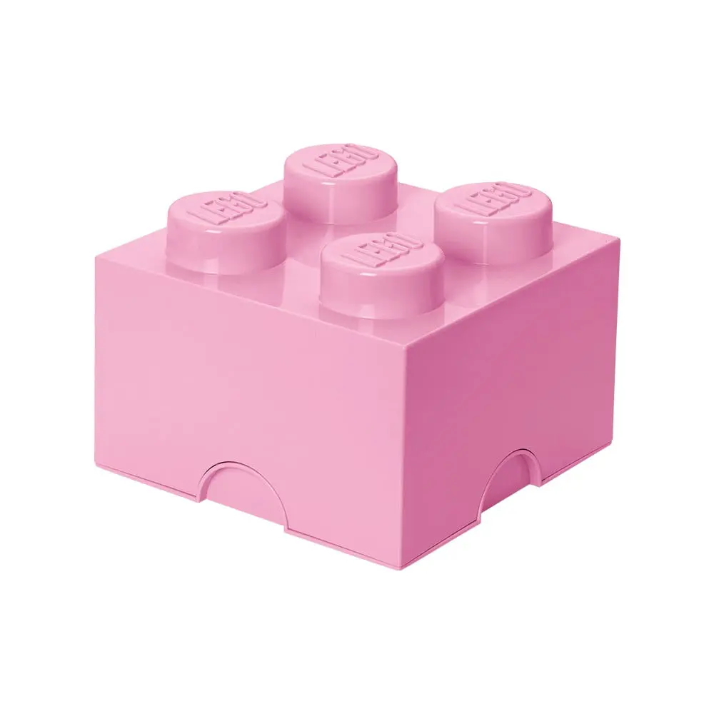 LEGO® Úložný box 25 x 25 x 18 cm světle růžová