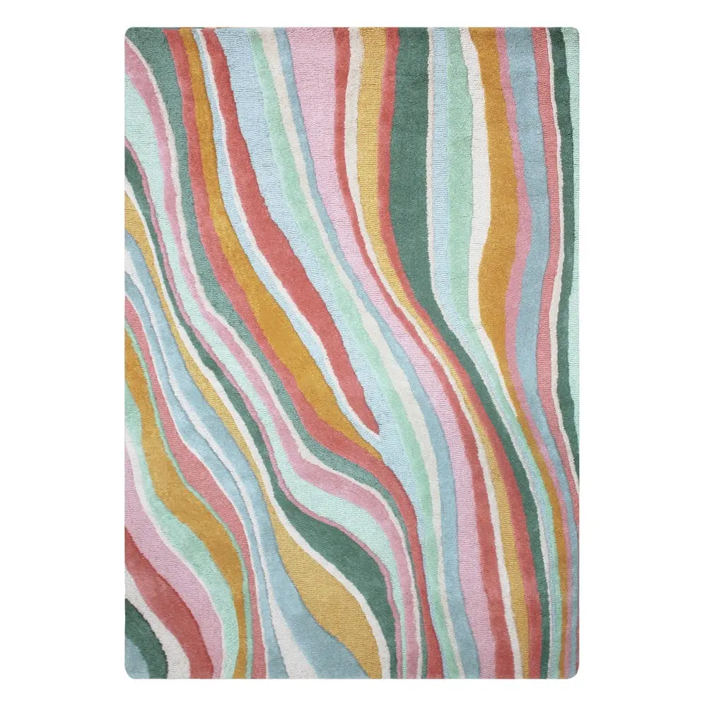 Ručně tkaný vlněný koberec 200x290 cm Abstract Flow – Flair Rugs