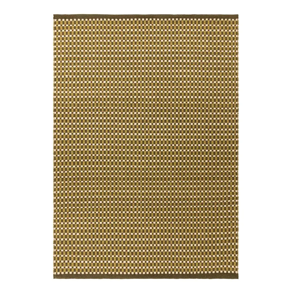 Khaki ručně tkaný koberec s příměsí vlny 120x170 cm Ember – MADE