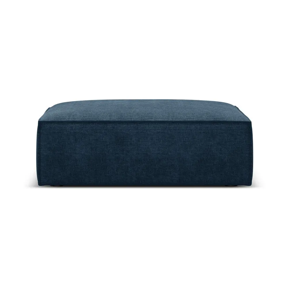 Tmavě modrá žinylková podnožka Vanda – Mazzini Sofas