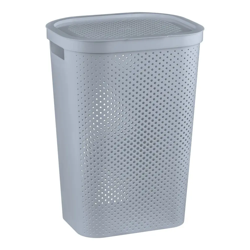 Šedý koš na prádlo Curver Infinity, 60 l