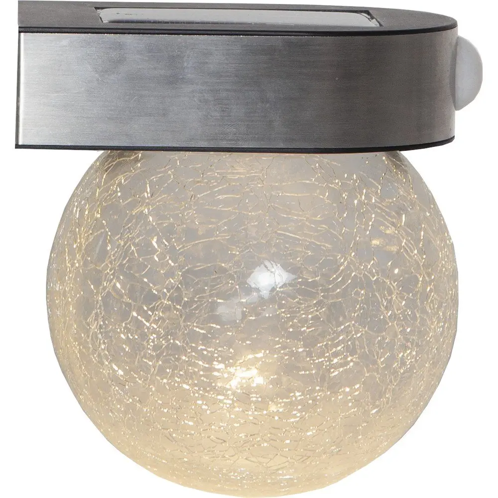 Venkovní nástěnné solární LED svítidlo Star Trading Glory, výška 14,5 cm