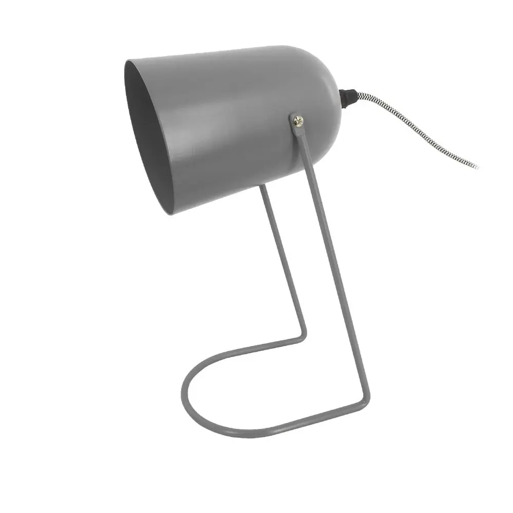 Šedá stolní lampa Leitmotiv Enchant