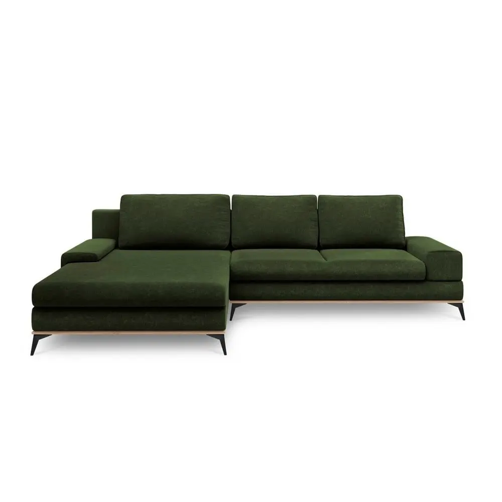 Béžová rozkládací rohová pohovka Windsor & Co Sofas Planet, pravý roh