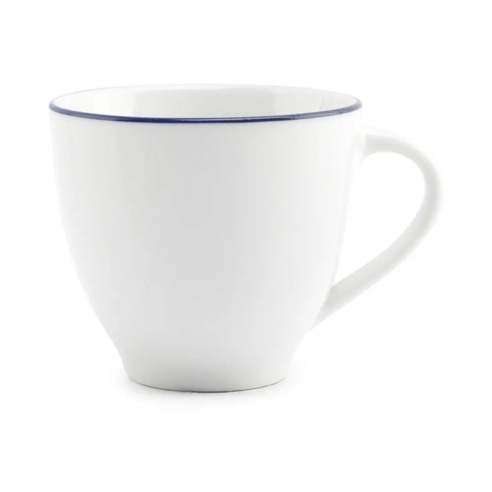 Bílý porcelánový šálek na cappuccino 200 ml Basic White – BonBistro