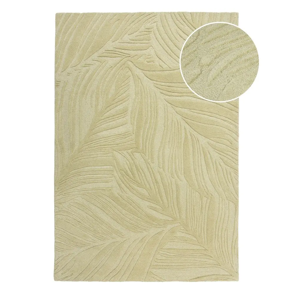 Zelený vlněný koberec 200x290 cm Lino Leaf – Flair Rugs