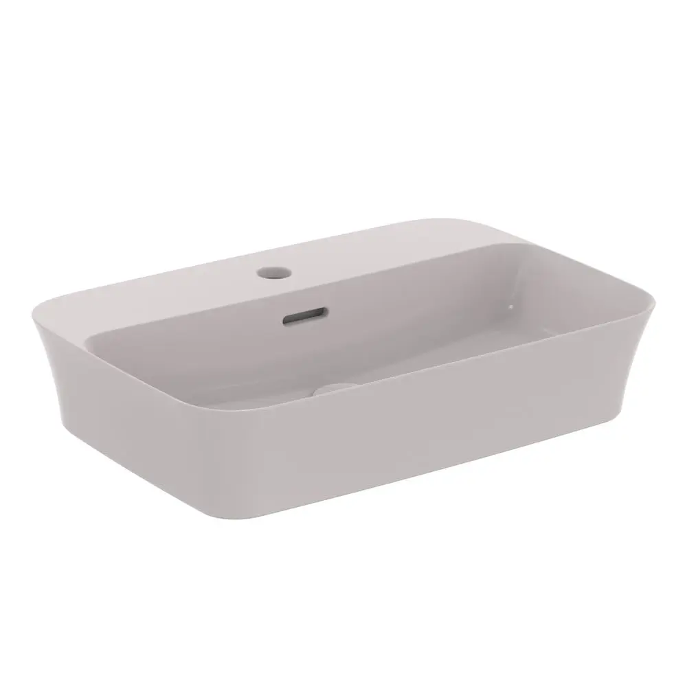 Ideal Standard Ipalyss - Umyvadlo na desku, 55x38 cm, s přepadem,