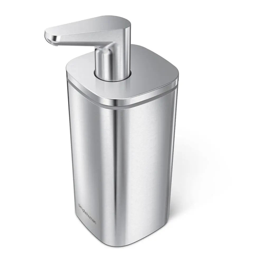 Dávkovač mýdla z nerezové oceli ve stříbrné barvě 295 ml - simplehuman
