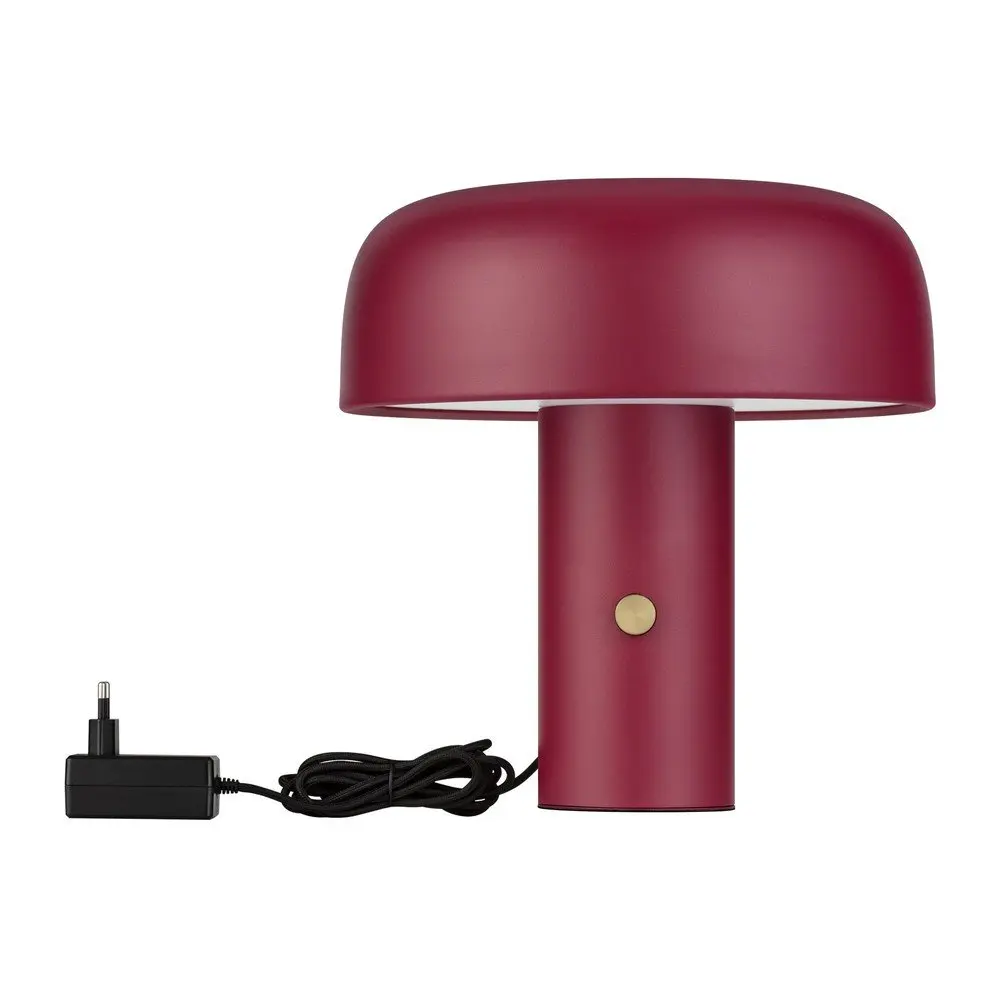 Vínová kovová LED stmívatelná stolní lampa (výška 31 cm) Noelia – Nova Luce