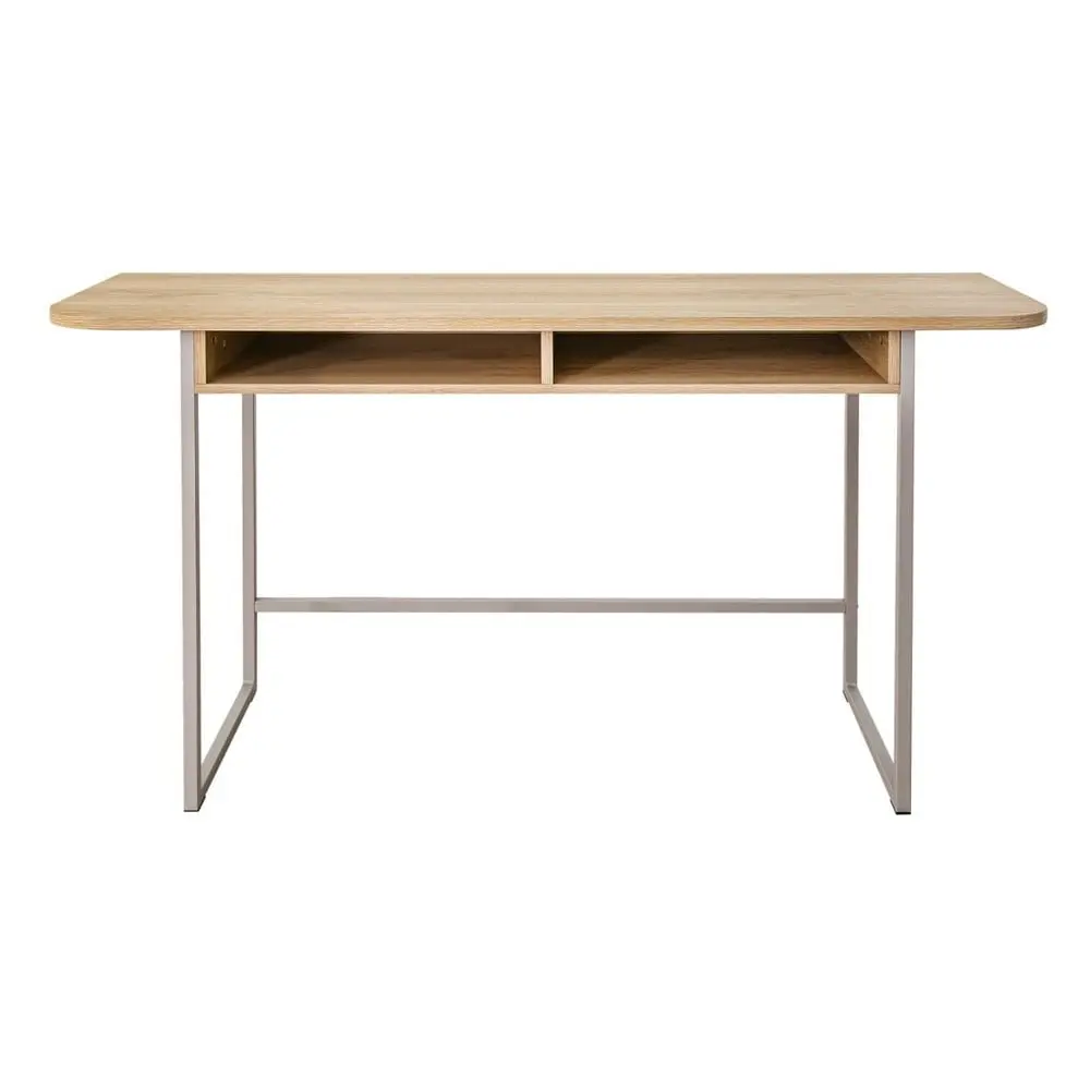 Černý konzolový stolek v dekoru jasanu 40x140 cm Darlington – Actona